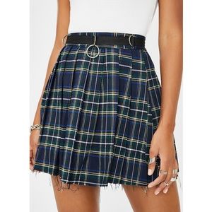 Current Mood DollsKill Dress Code Plaid Skirt